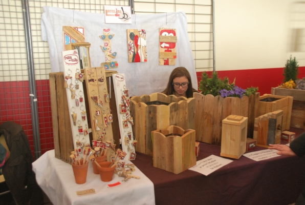 stand récup palettes
