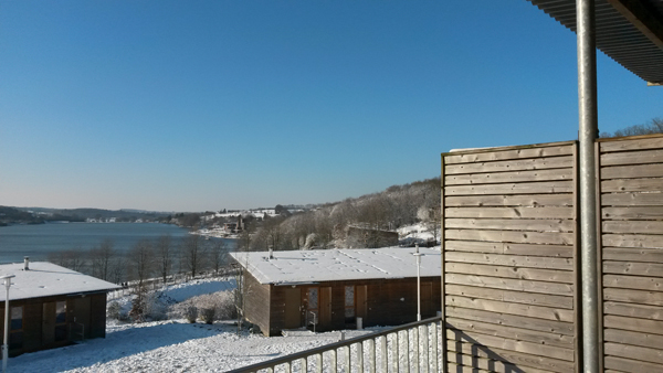 Vue sur le lac du cottage